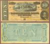 T-68 $10 1864 Confederate Currency