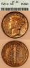 1921-D 10c F-12 ANACS VF 20