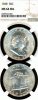 1948 50c US Franklin silver half dollar NGC Mint State 64 FBL