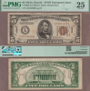 1934-A $ 5.00 FR-2302 "Hawaii" US Emergency Issue Federal Reserve note PMG Very Fine 25