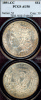 1891-CC $ US Morgan silver dollar Carson City Mint PCGS AU-50