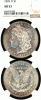 1895-O $ AU-53 US Morgan silver dollar NGC AU 53