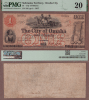 Nebraska Territory - 1857 $1.00 Obsolete bank note PMG VF 20