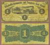 South Carolina 1873 - One Fare Rail Road 