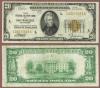 1929 $20 FR-1870-L San Francisco California Federal Reserve Bank Note
