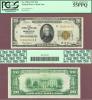1929 $20 FR-1870-I Minneapolis Small Federal Reserve Bank Note PCGS About Uncirculated 55 PPQ