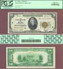1929 $20 FR-1870-A Boston Small Federal Reserve Bank Note PCGS About Uncirculated 53 PPQ
