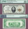 1929 $20 FR-1870-H St. Louis Small Federal Reserve Bank Note PMG Choice About Uncirculated 55 PPQ