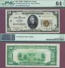 1929 $20 FR-1870-H St. Louis Small Federal Reserve Bank Note PMG Choice Uncirculated 64 EPQ