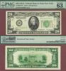 1934-A $20 "STAR" FR-2055-B* PMG 63