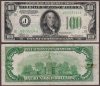 1934 $100 FR-2152-J US small size federal reserve note