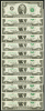 1976 $2 FR-1935 12 note District Set