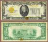 1928 - $20 FR-2402 US Gold Certificate, gold note