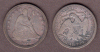 1877 25c US seated Liberty silver quarter