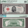 1928-D $5 FR-1529* "Star"  Replacement note PMG-40