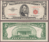 1953-A $5 FR-1533* "STAR" US small size legal tender red seal note