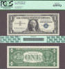 1957-A $1 FR-1620 US small size silver certificate blur seal