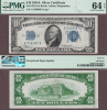 1934-A $10 FR-1702 US small size silver certificate PMG CU-64 EPQ