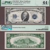 1934-C $10 FR-1704 US small size silver certificate PMG CU 64 EPQ