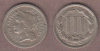 1871 3c Three cent nickel 