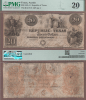 Republic of Texas - $20.00 A6 PMG VF 20
