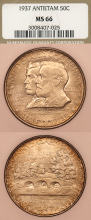 1937 Battle of Antietam Anniversary NGC MS 66