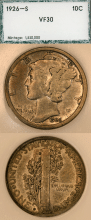 1926-S 10c PCI VF 30
