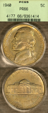 1940 5 Cent PROOF PCGS PR 66