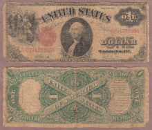 Large Size Legal Tender Note 1917 $1.00 FR-37