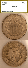 1866 5c Rays PCI EF 45