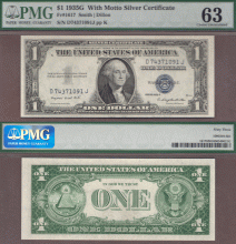 1935-G $1 FR-1617 With Motto