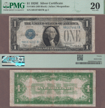 1928-E $1 FR-1605 "Key Note"