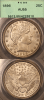 1896 25c AU-55 PCGS AU 55