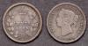 1870 Five Cents Collectable canadian silver coins