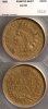 1860 1c Pointed Bust SEGS AU-50